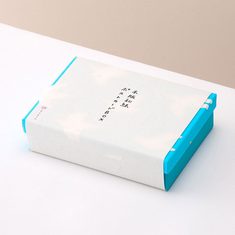 木版和紙 ポストカードBOX | AIUEO