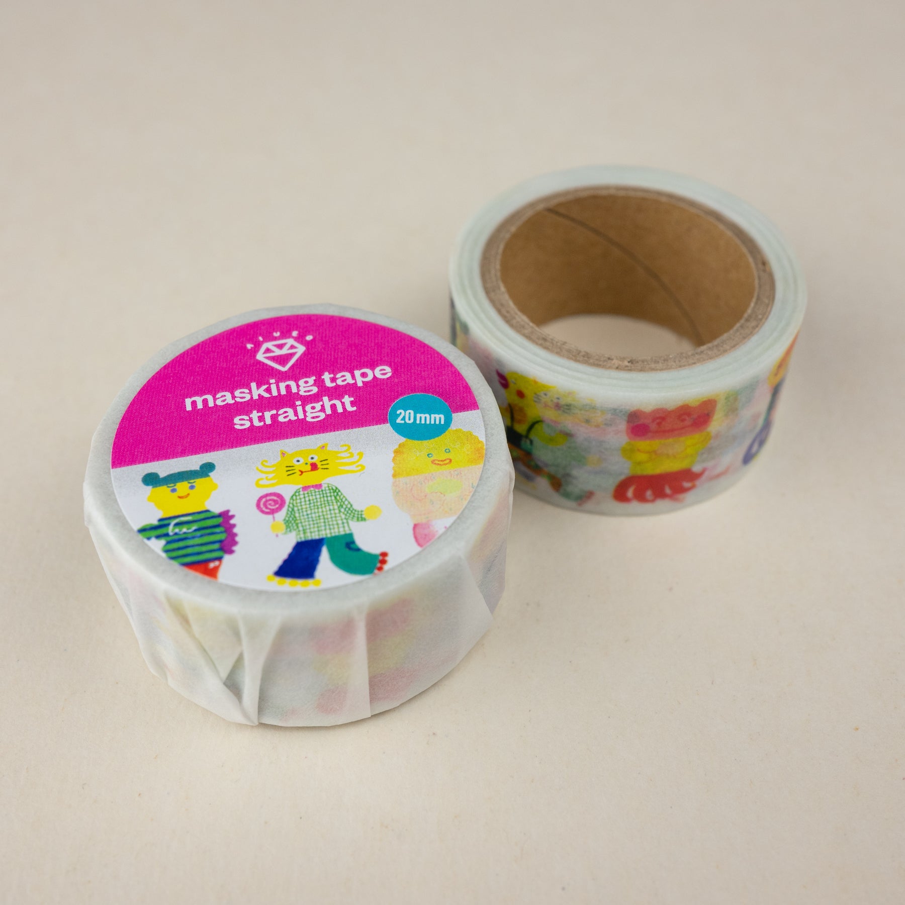 マスキングテープ KPW-05 おもしろつなぎ絵 | AIUEO
