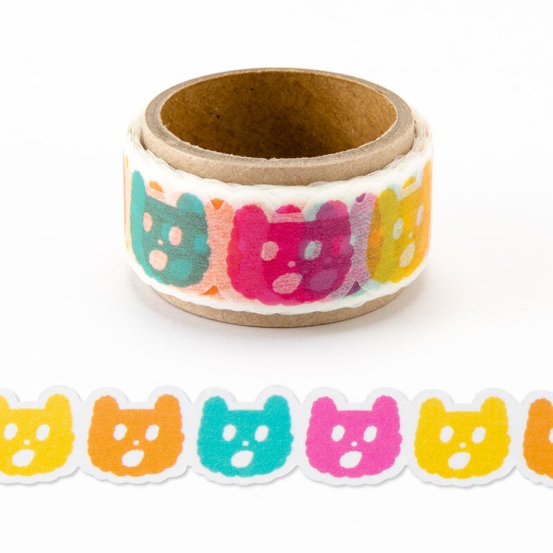マスキングテープ katanuki ねこ Cat face | AIUEO