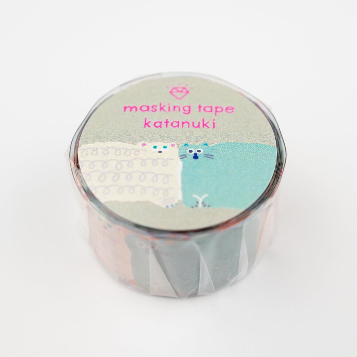マスキングテープ katanuki ねこ NYANlabel | AIUEO