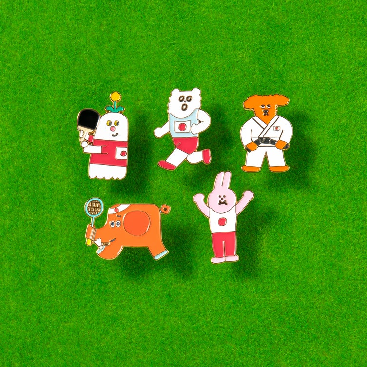 ゆあ　北朝鮮 ピンバッジ 3個セット 旭川市限定 あさっぴー ゆっきりん 2022年 赤い羽根共同募金