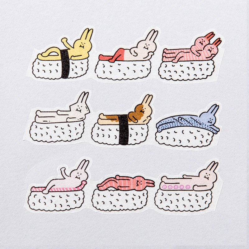 マスキングテープ Katanuki すしぶーちゃんにぎり | AIUEO