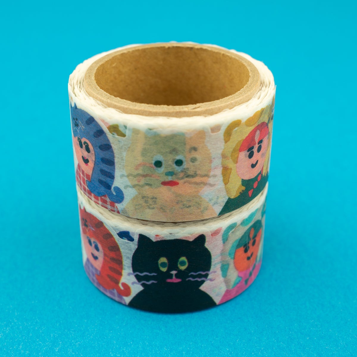 マスキングテープ（capricious Cat）金箔押し ダイカット 93013