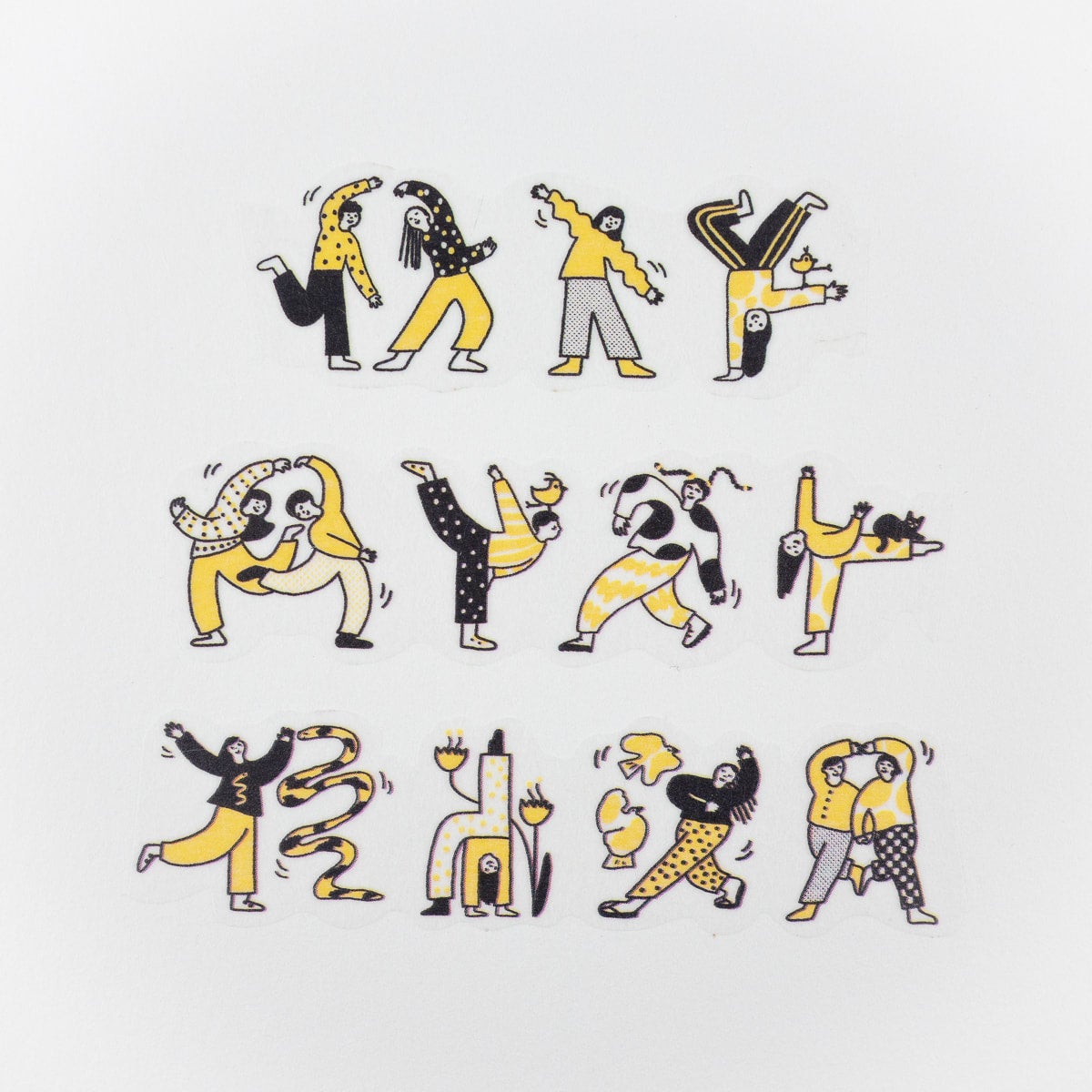 マスキングテープ Katanuki Let's Dance | AIUEO