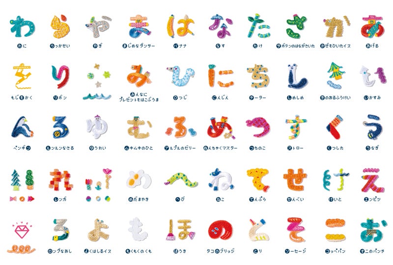 AIUEO APPLIQUE ひらがな「き」 | AIUEO